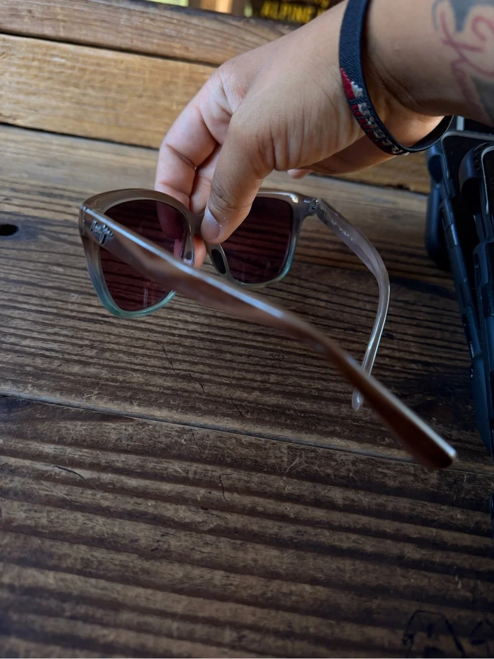 Brown Gradient Women's Sunglasses